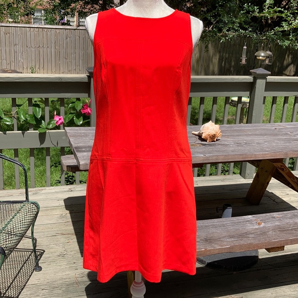“Loft” Red Dress - Picture 2 of 13